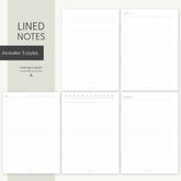 Lined Notes