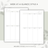 JOYFUL WEEK AT-A-GLANCE | Style A