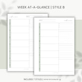 JOYFUL WEEK AT-A-GLANCE | Style B