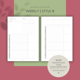 JOYFUL Weekly | Style B | Horizontal