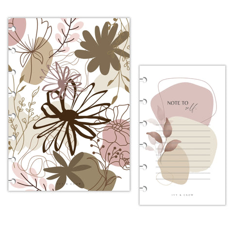 Dashboard | Floral Medley | Pink & Brown