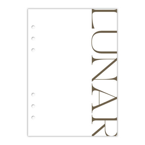 Lunar Calendar Dashboard | Lunar Text