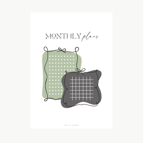 Dashboard | Monthly Plans & Weekly Schedule