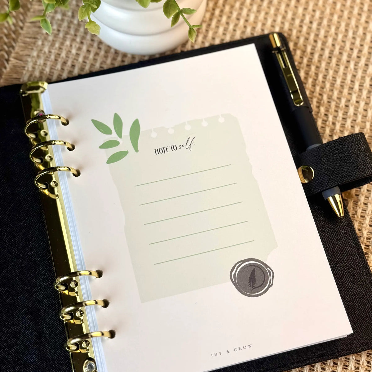 Dashboard | Note To Self