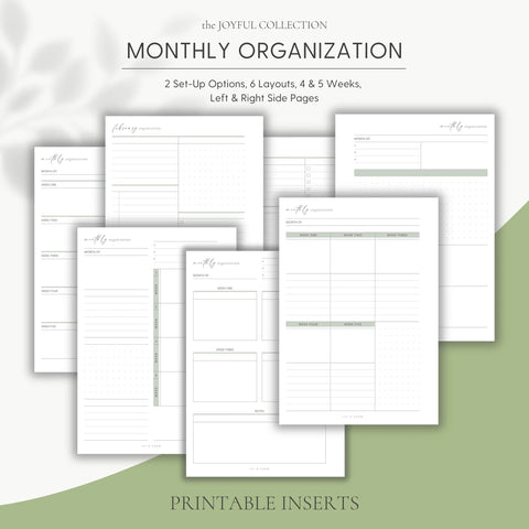 JOYFUL Monthly Organization