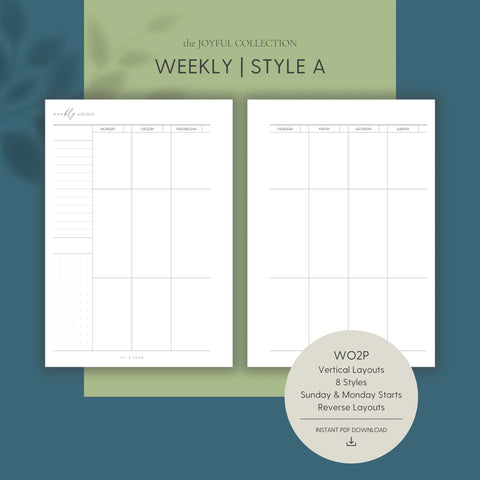 JOYFUL Weekly | Style A | Vertical