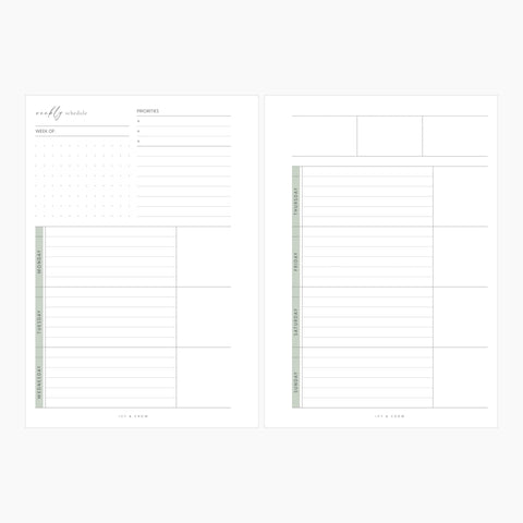 JOYFUL Weekly | Style B | Horizontal