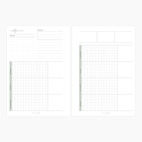 JOYFUL Weekly | Style B | Horizontal