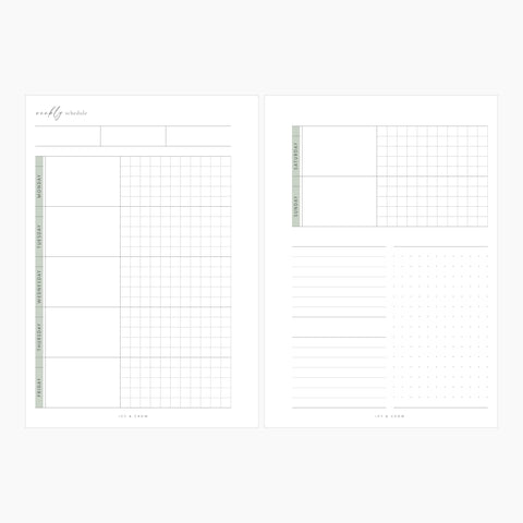 JOYFUL Weekly | Style B | Horizontal