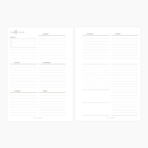 JOYFUL Weekly | Style C | Squared