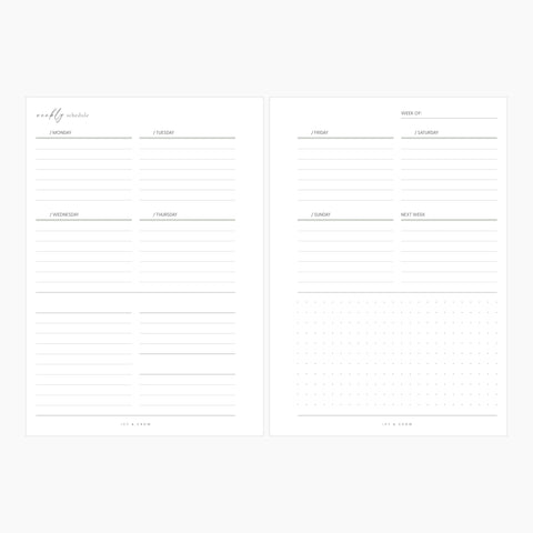 JOYFUL Weekly | Style C | Squared