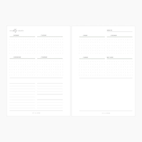 JOYFUL Weekly | Style C | Squared