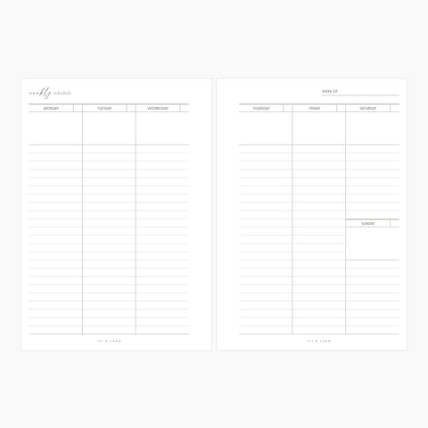 JOYFUL Weekly | Style F | Vertical