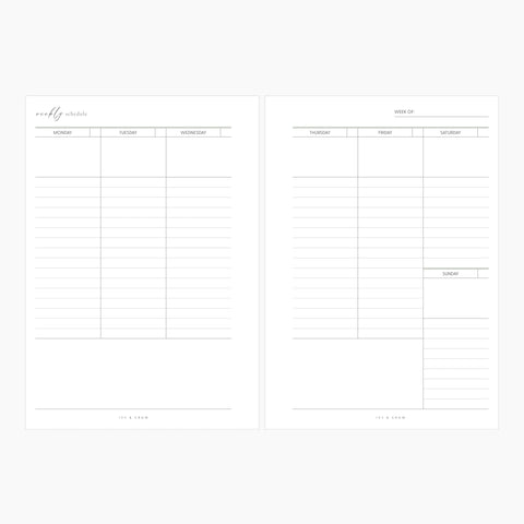 JOYFUL Weekly | Style F | Vertical