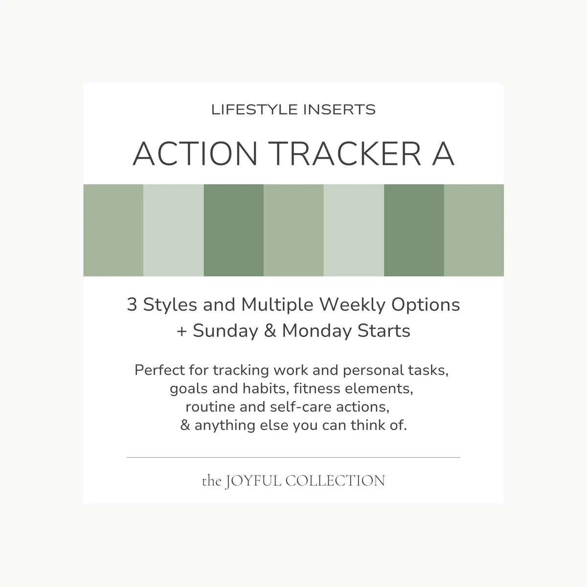 JOYFUL Action Tracker A