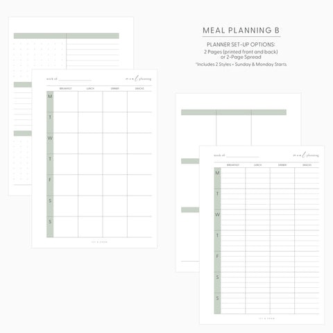 JOYFUL Meal Planning No.1