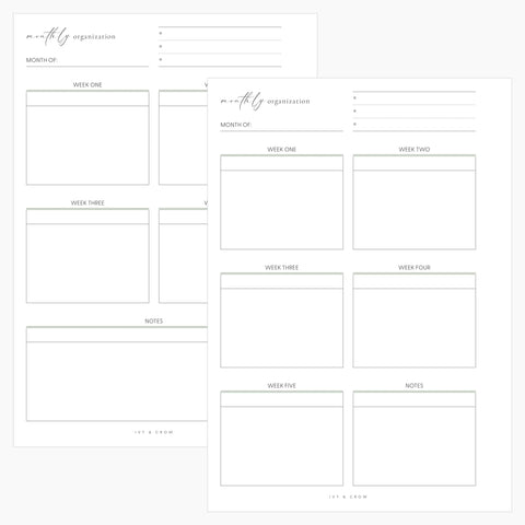 JOYFUL Monthly Organization