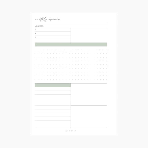 JOYFUL Monthly Organization