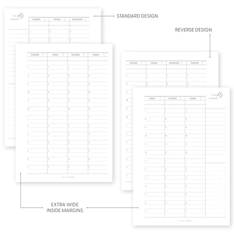 JOYFUL Weekly | Style E | Vertical 1/2 Hour