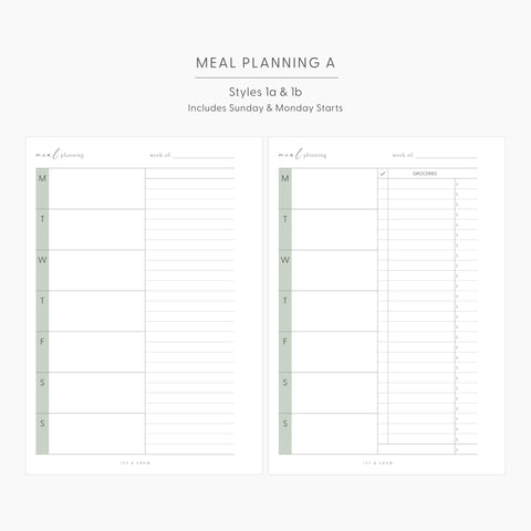 JOYFUL Meal Planning