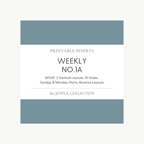 JOYFUL Weekly No.1A | Vertical