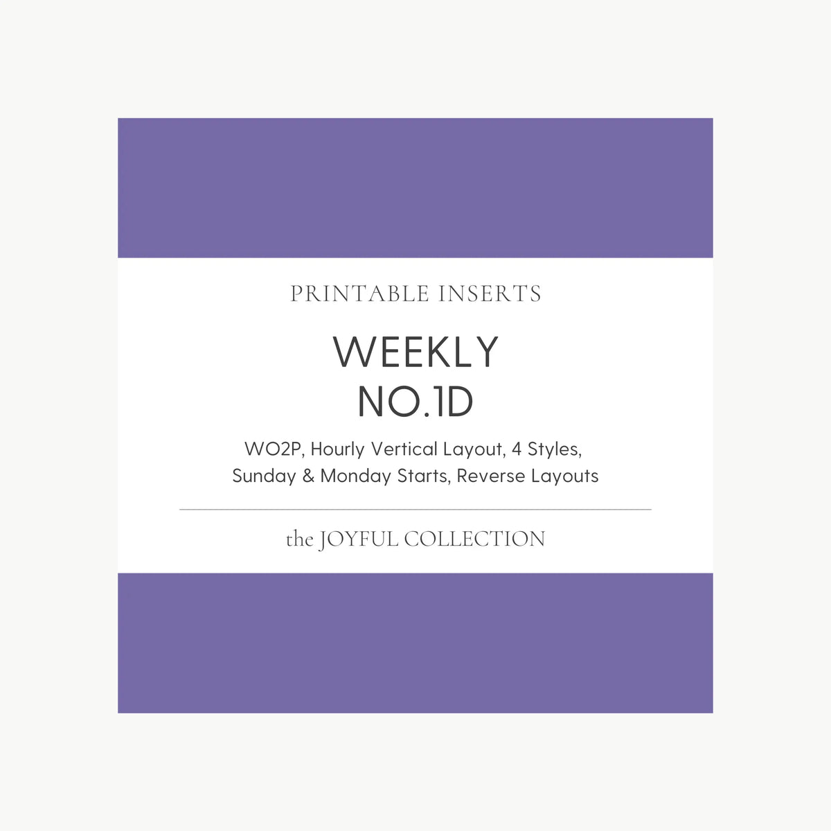 JOYFUL Weekly No.1D | Vertical Hourly