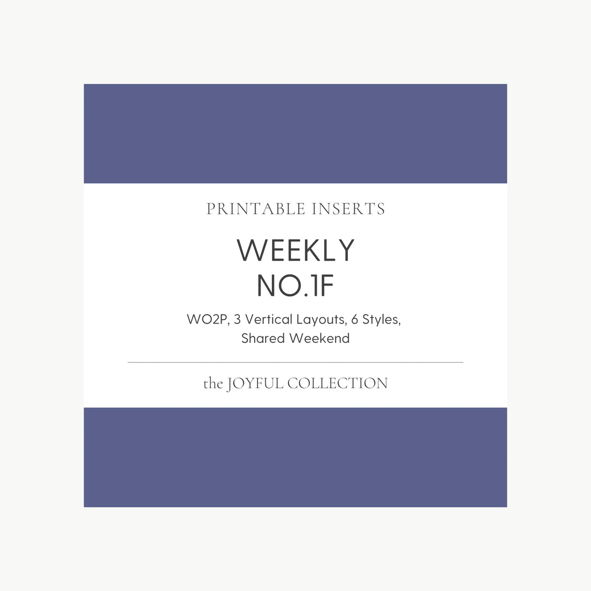 JOYFUL Weekly No.1F | Vertical