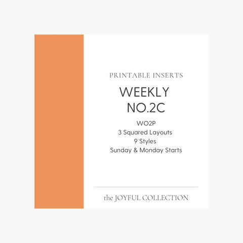 JOYFUL Weekly No.2C | Squared