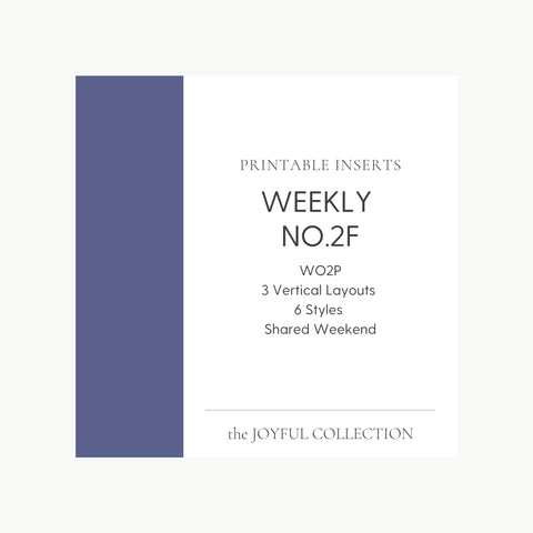 JOYFUL Weekly No.2F | Vertical