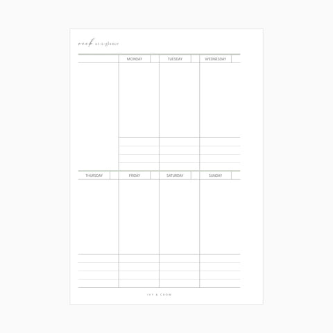 JOYFUL Week At-A-Glance | Style A