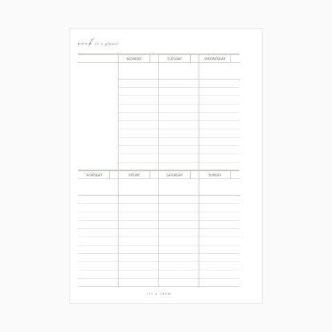 JOYFUL Week At-A-Glance | Style A