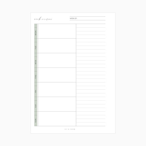 JOYFUL Week At-A-Glance | Style B