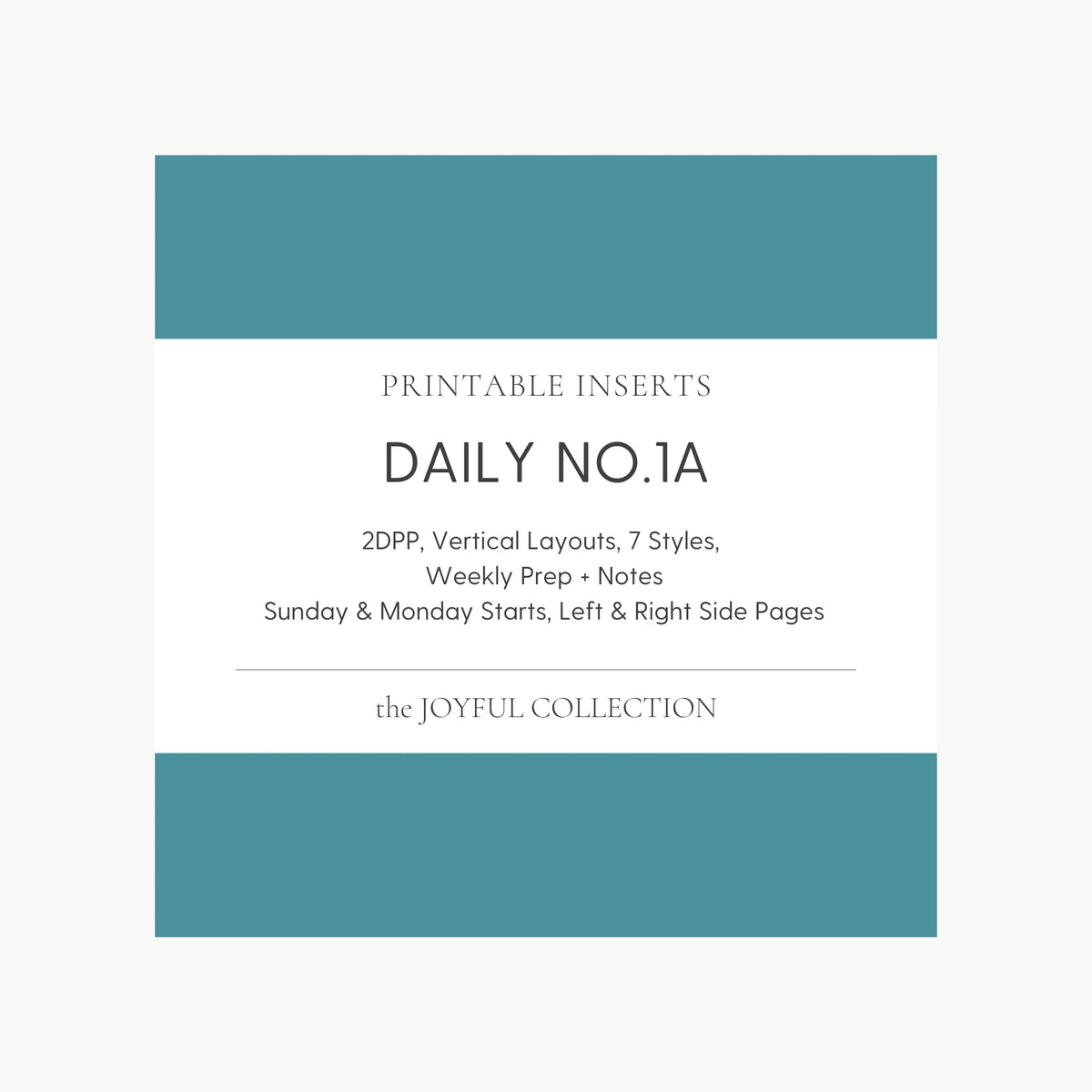 JOYFUL Daily No.1A | 2DPP