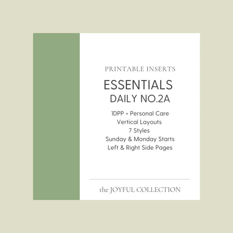 JOYFUL Essentials Daily No.2A